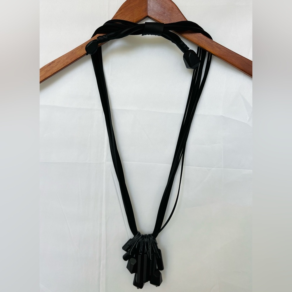 Black Rope Necklace - Picture 2 of 4